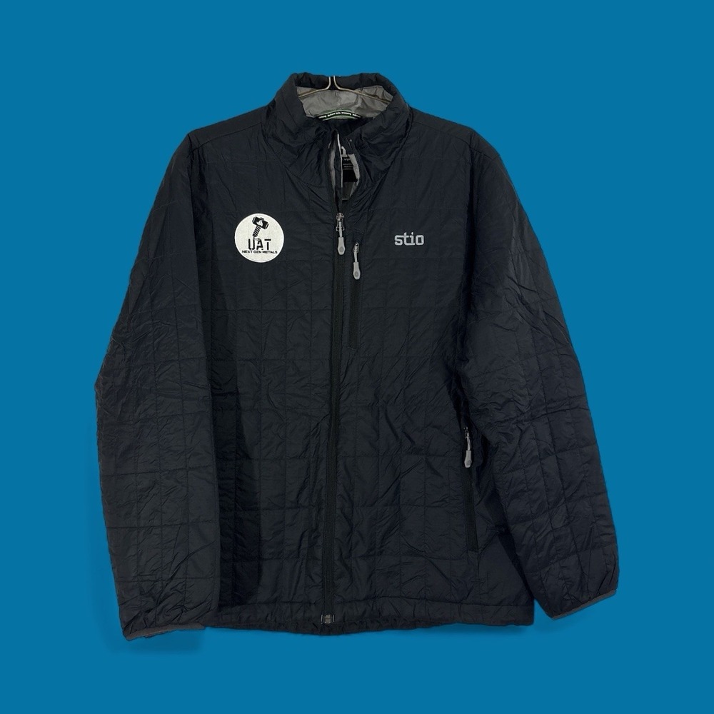 STIO AZURA PUFFER INSULATED JACKET MENS XL BLACK‎